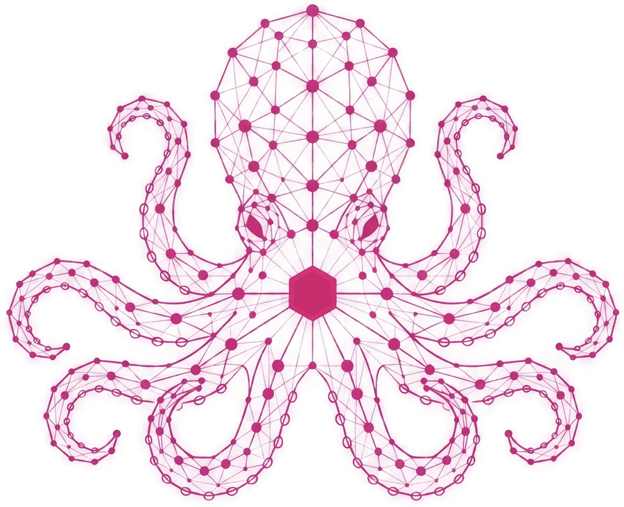 AI-OS.NET — network octopus logo